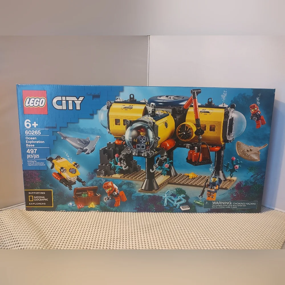 LEGO City Ocean Exploration Base 60265 NWT Building Toy Set
